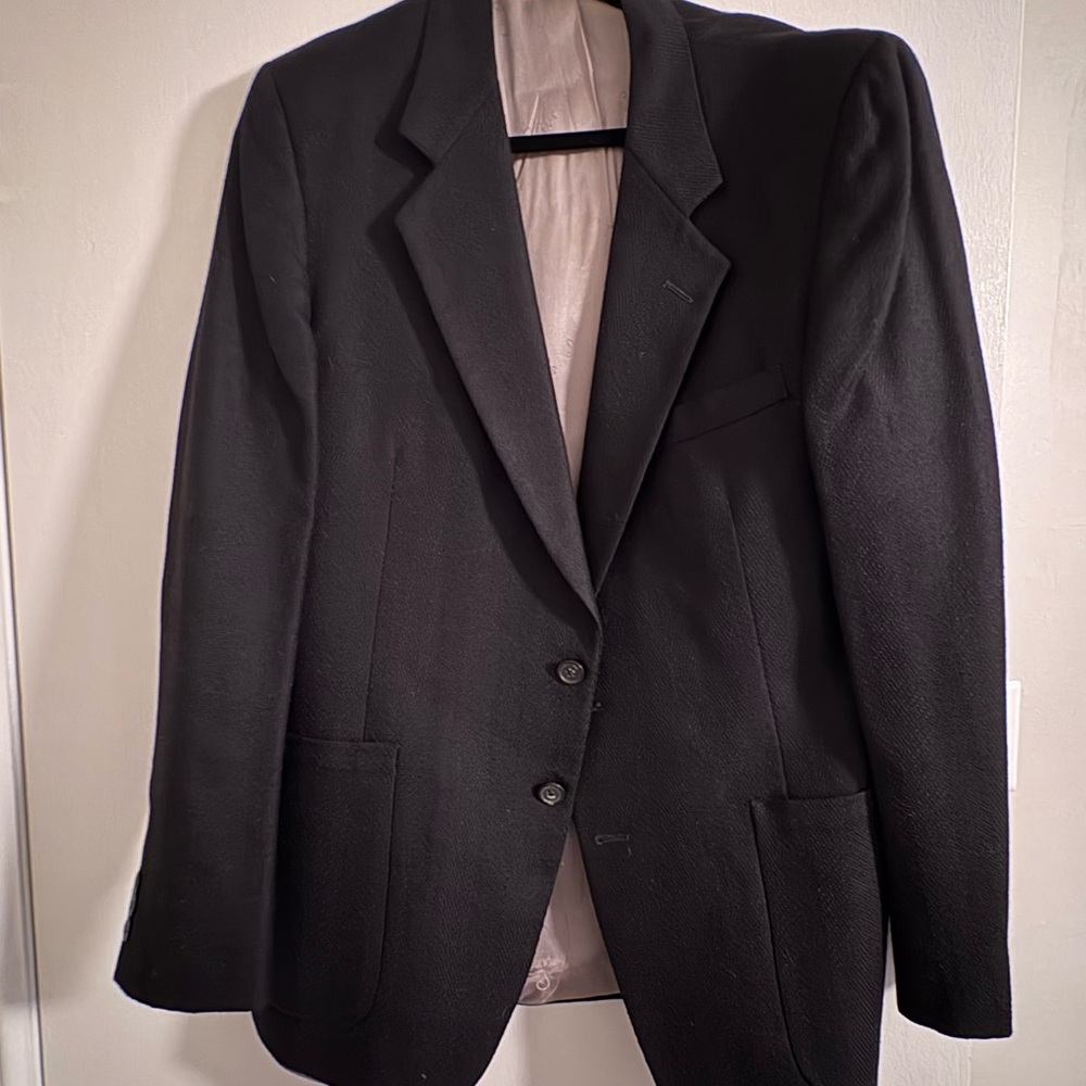 Vintage Givenchy blazer, 42R, black blazer